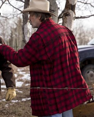 Jack Bartlett Heartland Shaun Johnston Red Flannel Jacket