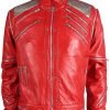 King of Pop Music Michael Jackson Leather Jacket