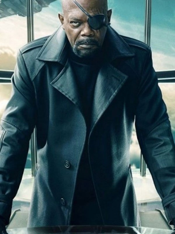 The Winter Soldier Nick Fury Black Coat