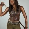 Danai Jekesai Gurira The Walking Dead Brown Leather Vest