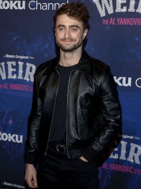 Daniel Radcliffe Black Leather Jacket