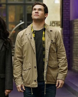 Bumper Allen Pitch Perfect Adam Devine Beige Cotton Jacket