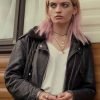 Emma Mackey Sex Education Leather Jacket