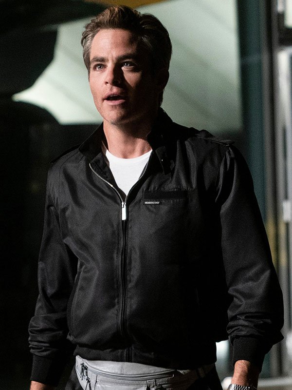 Wonder Woman Steve Trevor Black Bomber Jacket