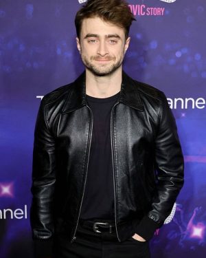 Daniel Radcliff Weird The Al Yankovic Leather Jacket