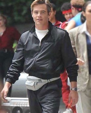 Steve Trevor Wonder Woman Black Bomber Jacket