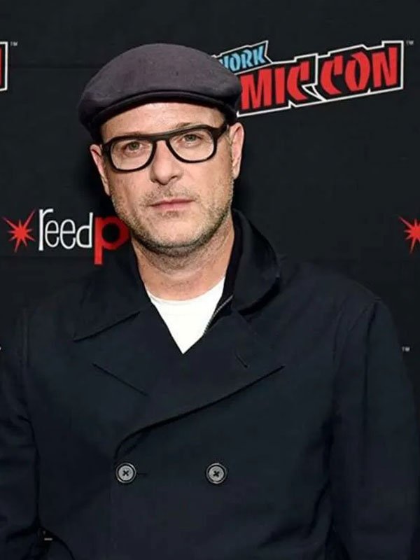 Matthew Vaughn The King’s Man Premiere 2021 Blue Peacoat - Image 2