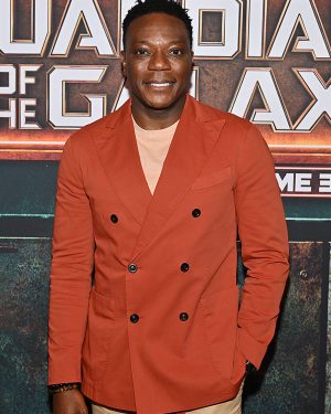 Guardians of the Galaxy Vol. 3 Chukwudi Iwuji Orange Blazer