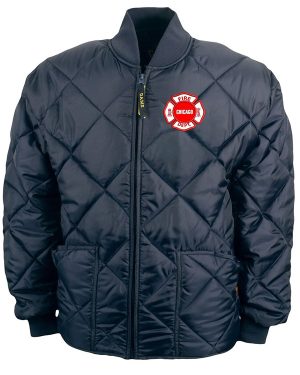 Chicago Fire Squad Blue Bomber Jacket