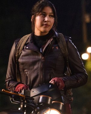 Echo S01 Alaqua Cox Black Leather Jacket