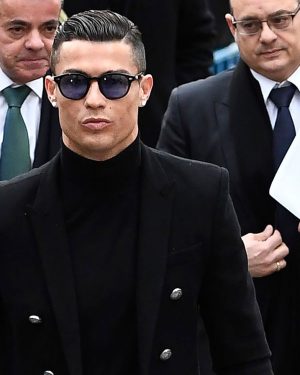 Cristiano Ronaldo CR7 Wool Peacoat
