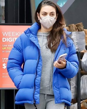 Milena Kunis Quilted Puffer Jacket