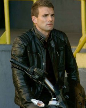 Jim Street S.W.A.T. Black Leather Jacket