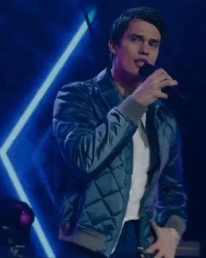 Hayes The Idea Of You Blue Quilted Jacket