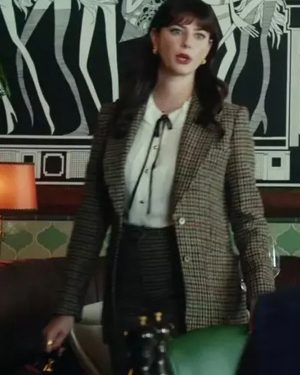 Susie Glass The Gentlemen Plaid Blazer