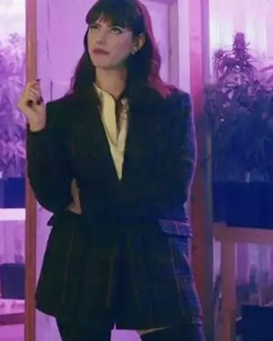 The Gentlemen Susie Glass Plaid Blazer