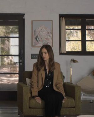 Emily In Paris Emily Cooper Brown Blazer