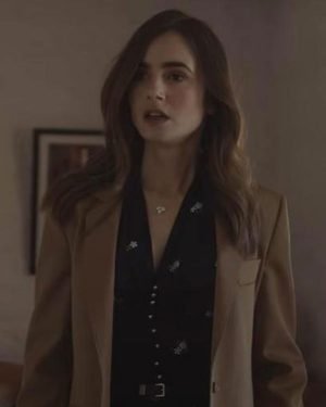 Emily In Paris Emily Cooper Brown Blazer