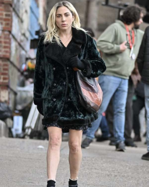 Harley Quinn Shearling Coat Joker Folie À Deux