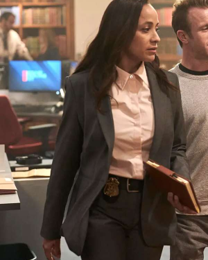 Nikki Batista Grey Blazer Alert Missing Persons Unit