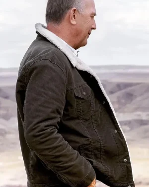 Let Him Go George Blackledge Brown Corduroy Shearling Jacket