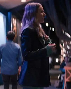 Nobody Wants This Joanne Leather Blazer