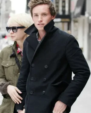 The Day of the Jackal 2024 Jackal Black Peacoat