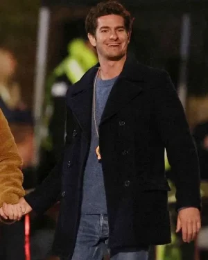 We Live in Time Andrew Blue Peacoat