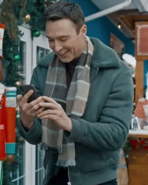 Scouting For Christmas Carlo Marks Grey Shearling Jacket