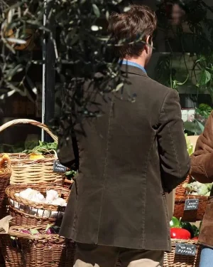 We Live in Time Andrew Garfield Grey Blazer