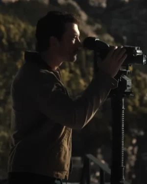Miles Teller Movie The Gorge 2025 Levi Brown Cotton Jacket