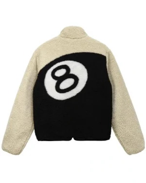 Stussy 8 Ball Reversible Sherpa Jacket