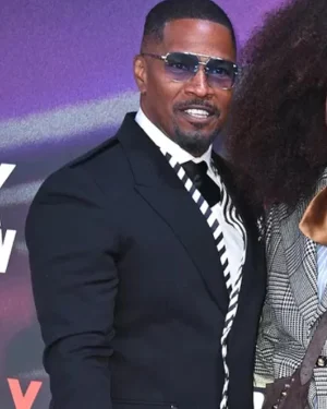 Alternative view of Back in Action Jamie Foxx Black Blazer