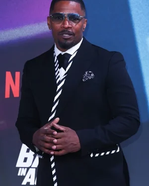 Back in Action Movie Jamie Foxx Black Blazer