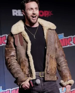 Kraven the Hunter Sergei Kravinoff Brown Leather Jacket