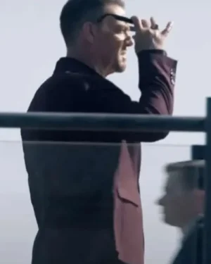 Alternative view of Man with No Past Marton Csokas Maroon Blazer