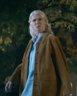 Man with No Past Charlotte Weston Brown Leather Jacket