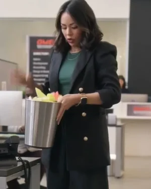 Return to Office 2025 Janel Parrish Black Blazer
