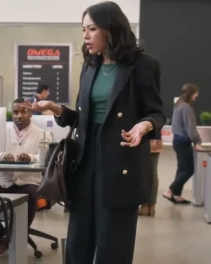 Alternative view of Return to Office 2025 Janel Parrish Black Blazer
