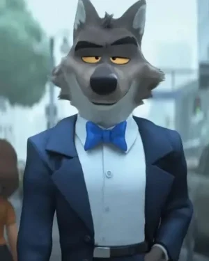 The Bad Guys II 2025 Mr. Wolf Blue Blazer
