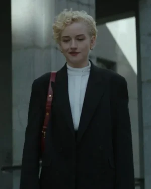 Wolf Man 2025 Julia Garner Black Wool Blazer