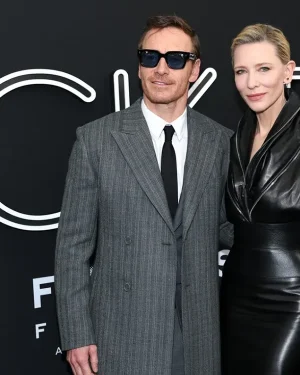 Alternative view of Black Bag 2025 Michael Fassbender Trench Coat