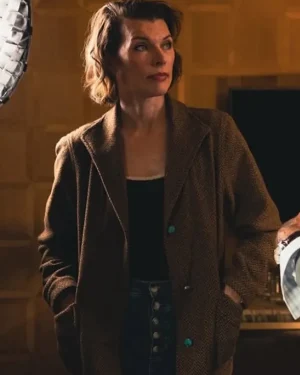 In the Lost Lands Milla Jovovich Brown Blazer