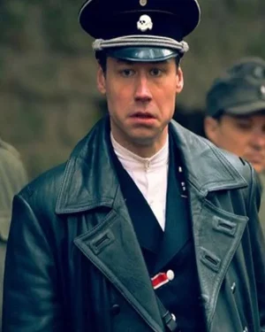 The World Will Tremble David Kross Leather Coat