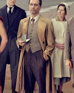 Towards Zero Matthew Rhys Brown Trench Coat