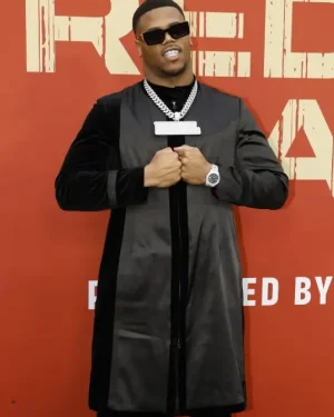 NFL Draft 2025 Abdul Carter Black and Grey Coat
