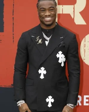 NFL Draft 2025 Jalen Milroe Black Blazer