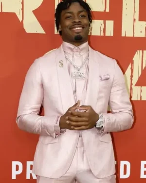 NFL Draft 2025 Malaki Starks Pink Blazer