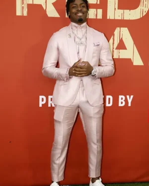 NFL Draft 2025 Malaki Starks Pink Suit