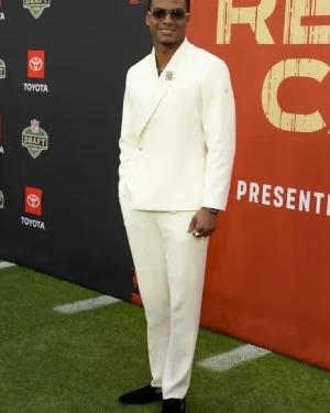 NFL Draft 2025 Will Johnson Cream Suit